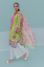 Embroidered Kurta Dupatta - 1102