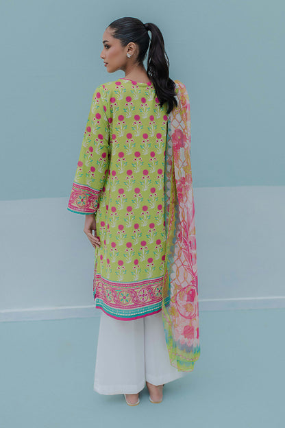 Embroidered Kurta Dupatta - 1102