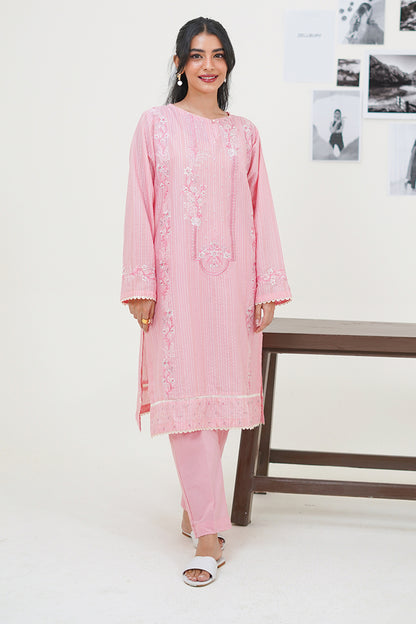 Embroidered Kurta Trouser - 1104