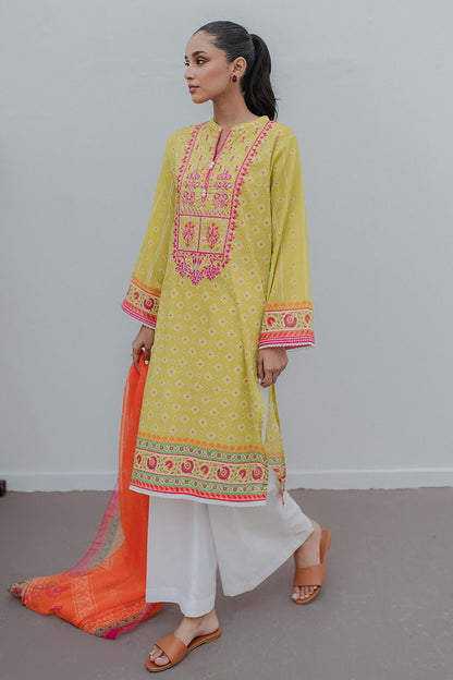 Embroidered Kurta Dupatta - 1125