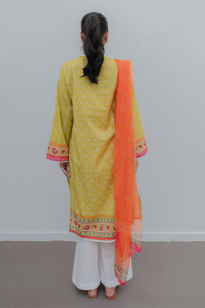 Embroidered Kurta Dupatta - 1125