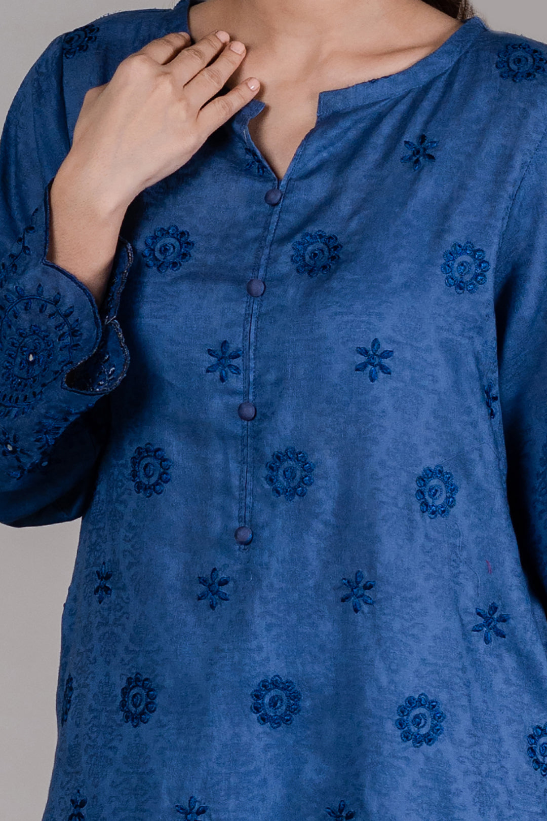 Embroidered Kurta - 1177