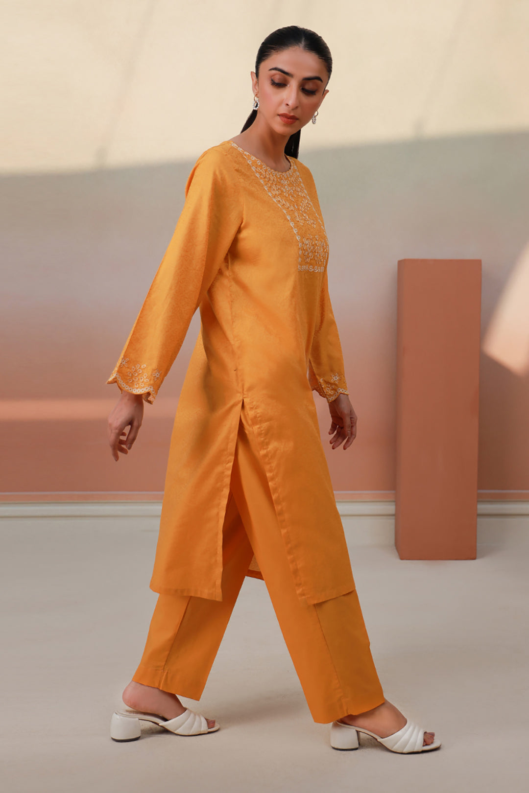 Embroidered Kurta Trouser - 1178