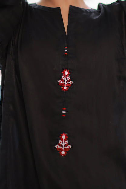 Embroidered Kurta Trouser - 1214