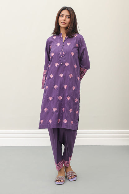 Embroidered Kurta Trouser - 1224