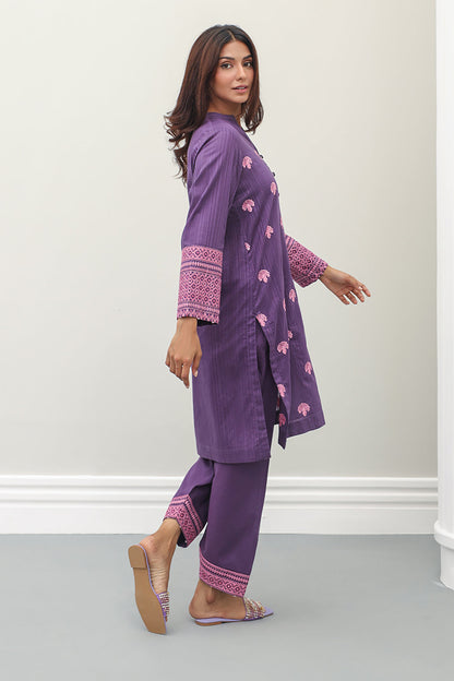 Embroidered Kurta Trouser - 1224