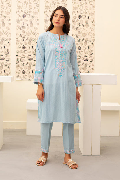 Embroidered Kurta Trouser - 1225