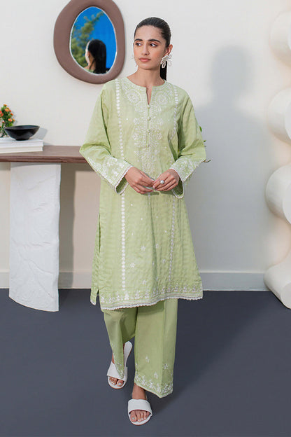 Embroidered Kurta Trouser - 1237