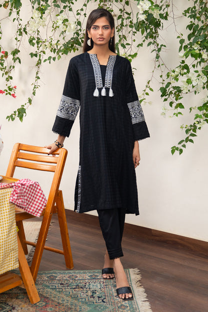 Embroidered Kurta Trouser - 1239