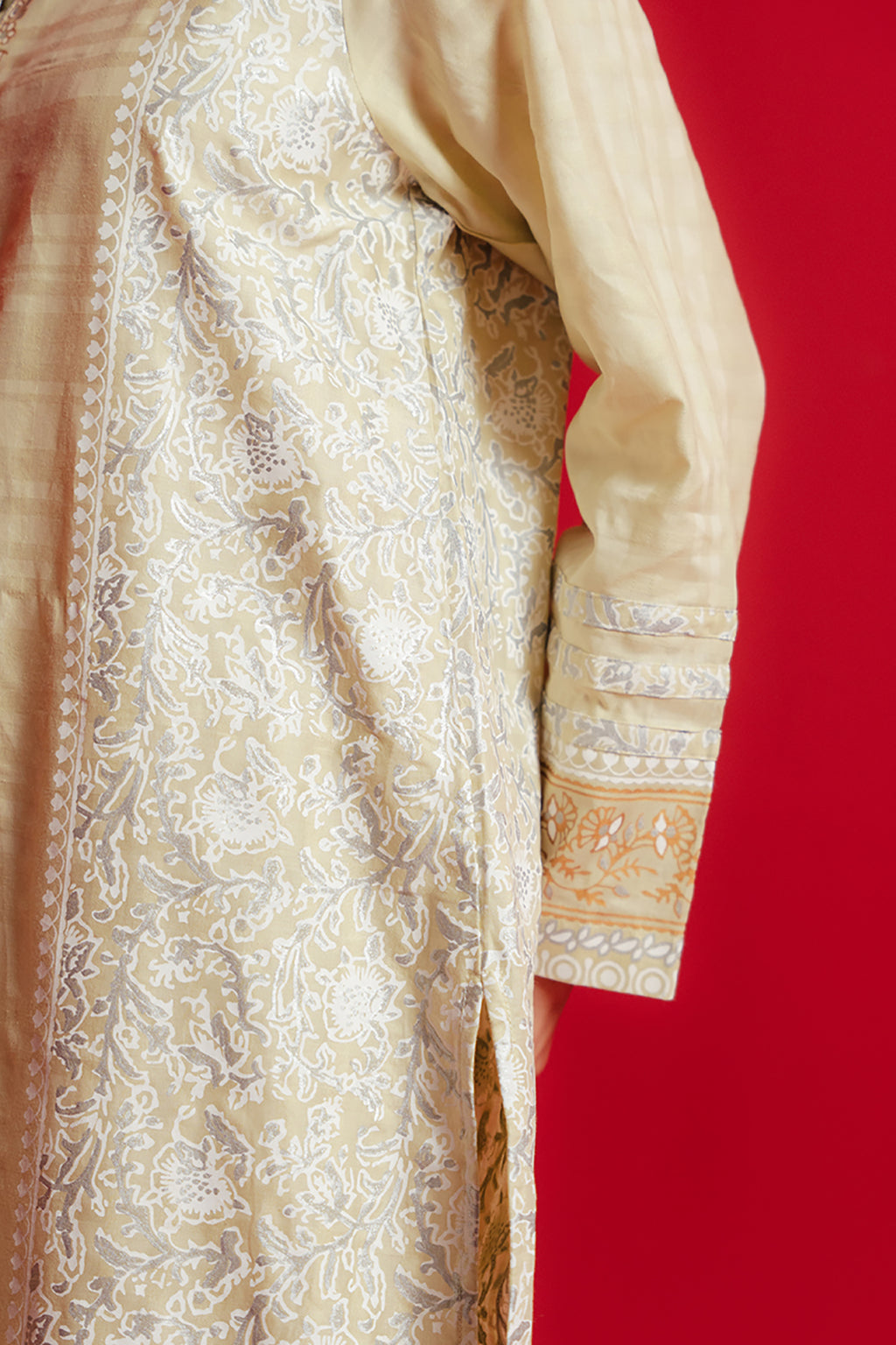 Embroidered Kurta Dupatta Trouser - 0978