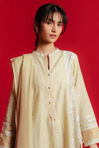 Embroidered Kurta Dupatta Trouser - 0978