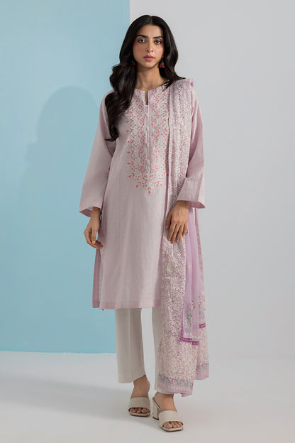 Embroidered Kurta Dupatta Trouser - 0989