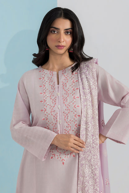 Embroidered Kurta Dupatta Trouser - 0989
