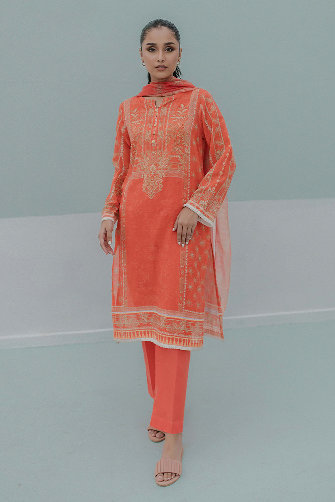 Kurta Dupatta Trouser - 1074