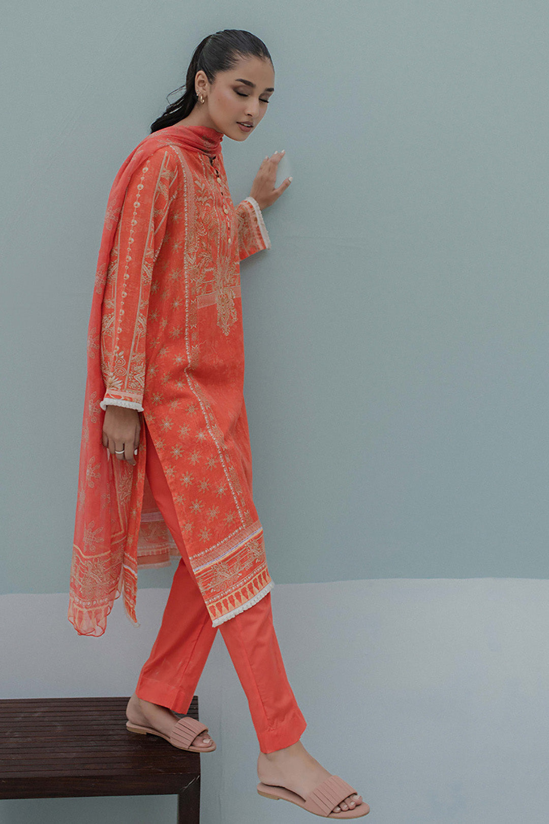 Kurta Dupatta Trouser - 1074