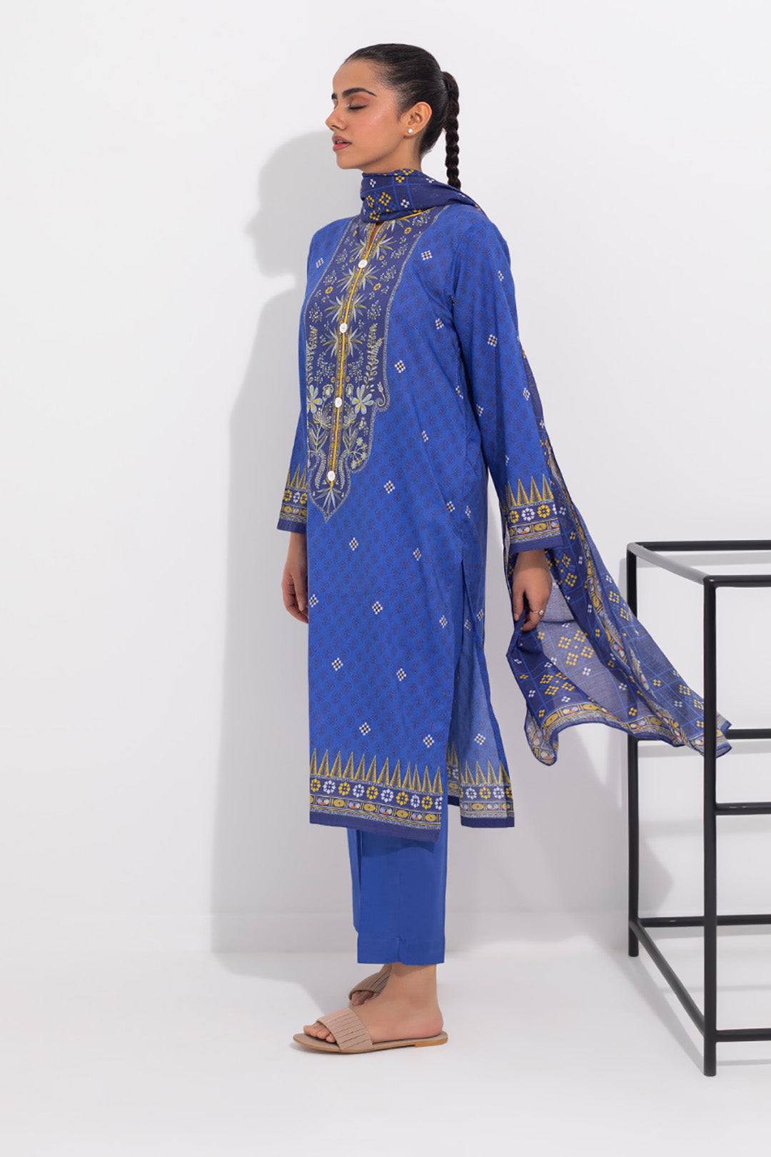 Kurta Dupatta Trouser - 1077