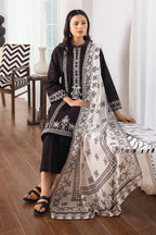 Embroidered Kurta Dupatta Trouser - 1081