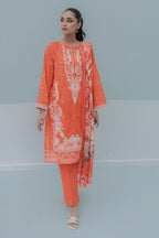 Embroidered Kurta Dupatta Trouser - 1082