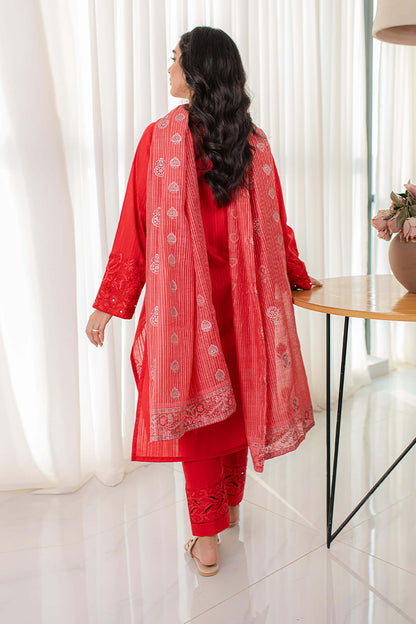 Embroidered Kurta Dupatta Trouser - 1101