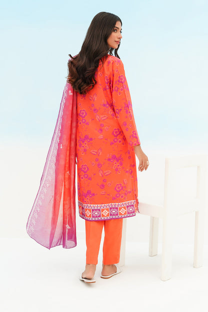 Embroidered Kurta Dupatta Trouser - 1184