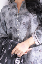 Embroidered Kurta Dupatta Trouser - 1222