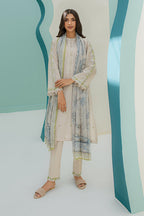 Embroidered Kurta Dupatta Trouser - 1242