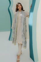 Embroidered Kurta Dupatta Trouser - 1242
