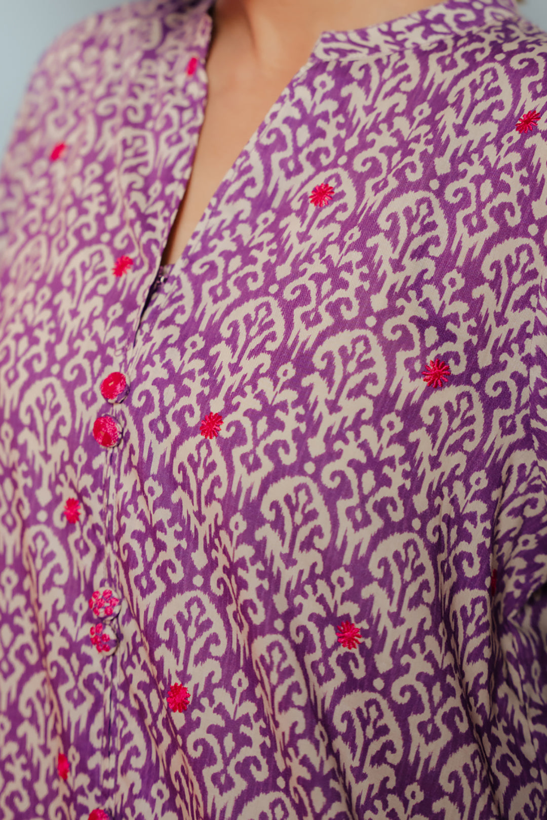 Embroidered Kurta - 1658