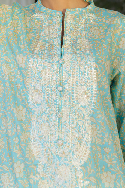 Embroidered Kurta - 1662