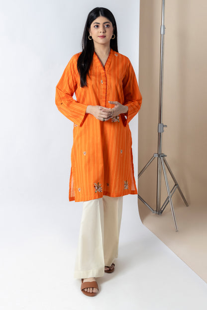 Embroidered Kurta - 1666