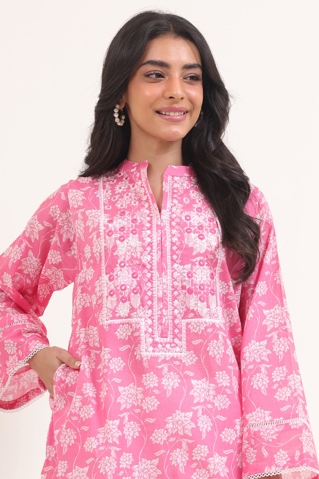 Embroidered Kurta - 1669