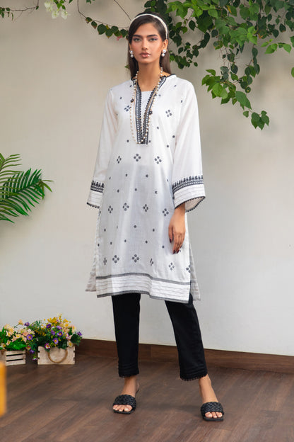 Embroidered Kurta - 1677