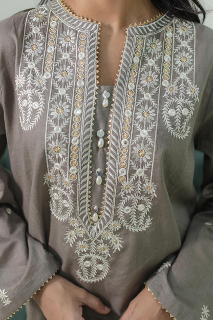 Embroidered Kurta - 1683