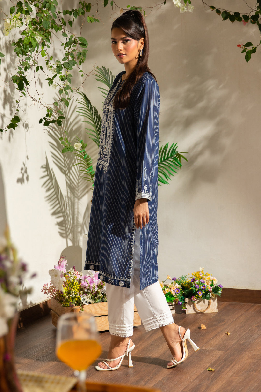 Embroidered Kurta - 1797