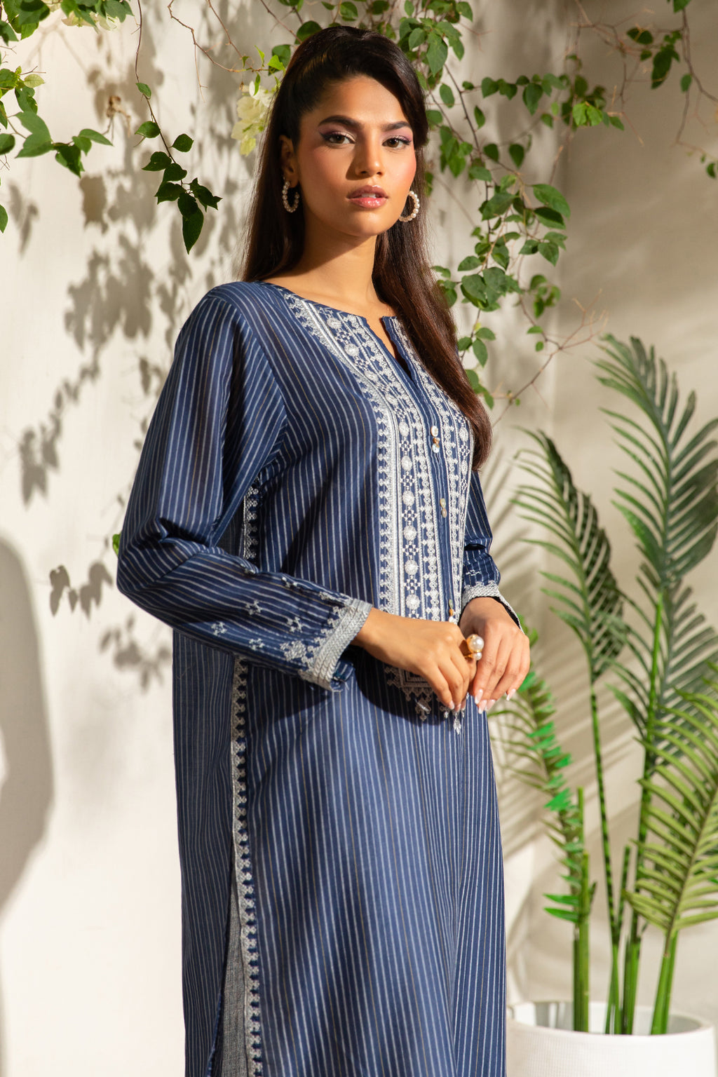 Embroidered Kurta - 1797
