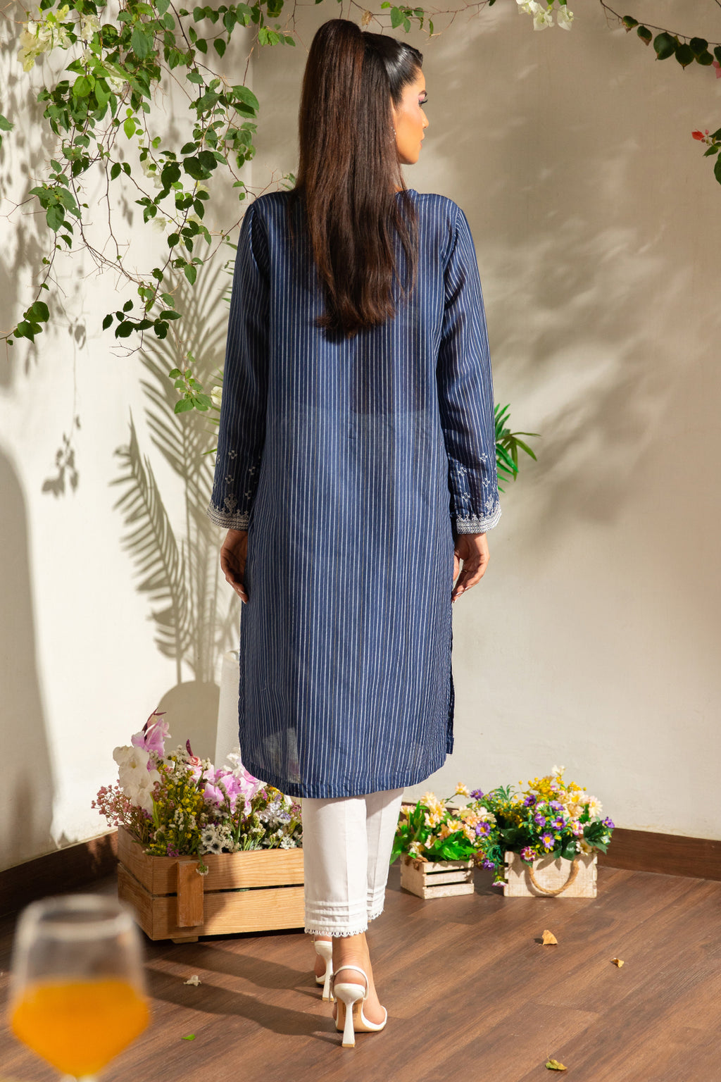 Embroidered Kurta - 1797