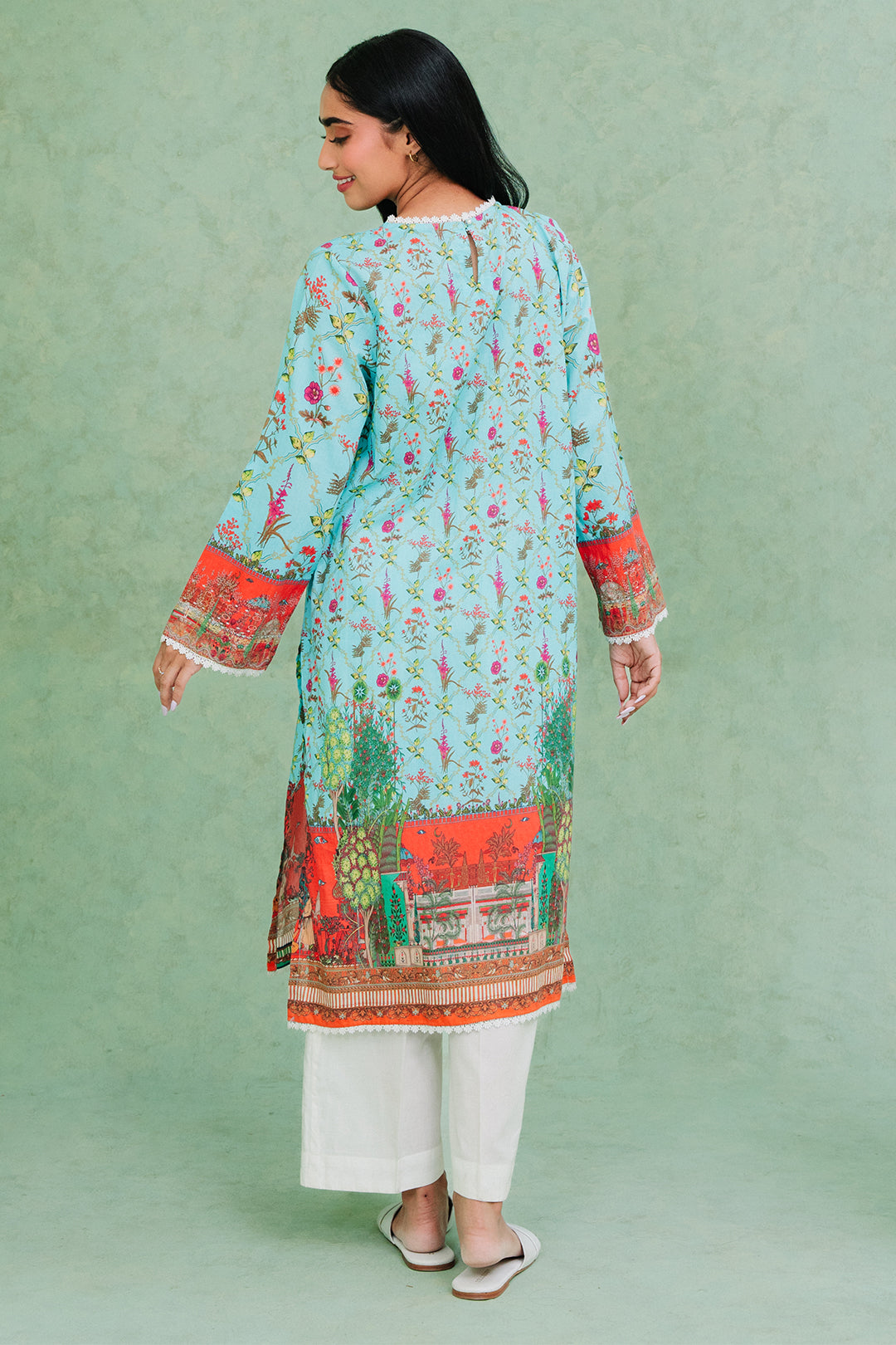 Embroidered  Kurta - 1847