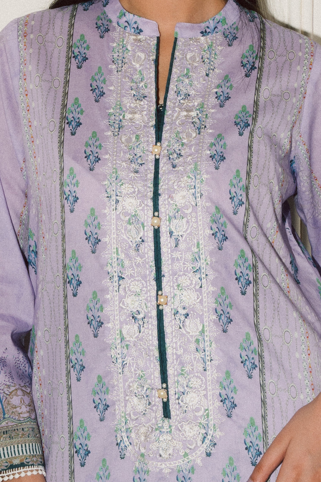 Embroidered Kurta - 1855