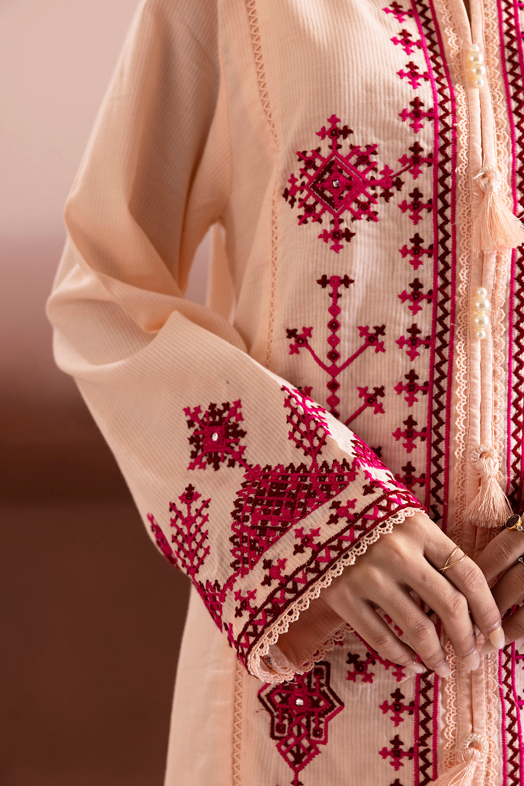 Embroidered Kurta - 1859