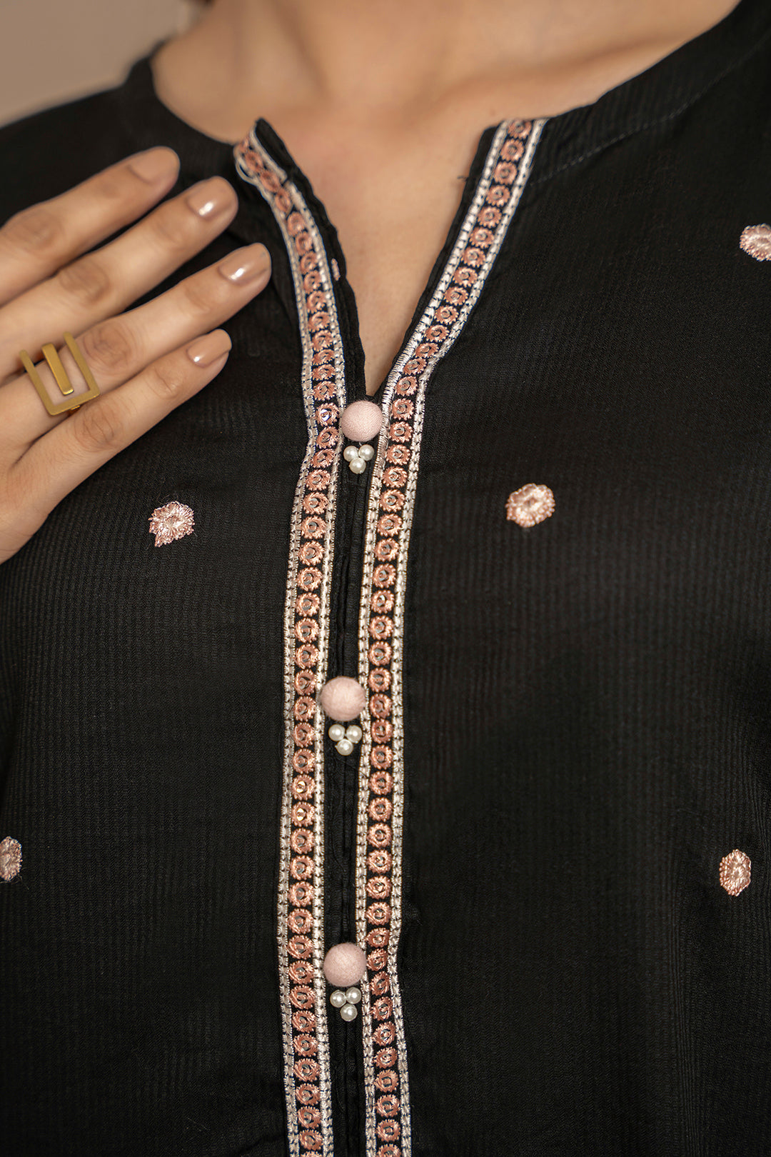 Embroidered Kurta - 1862