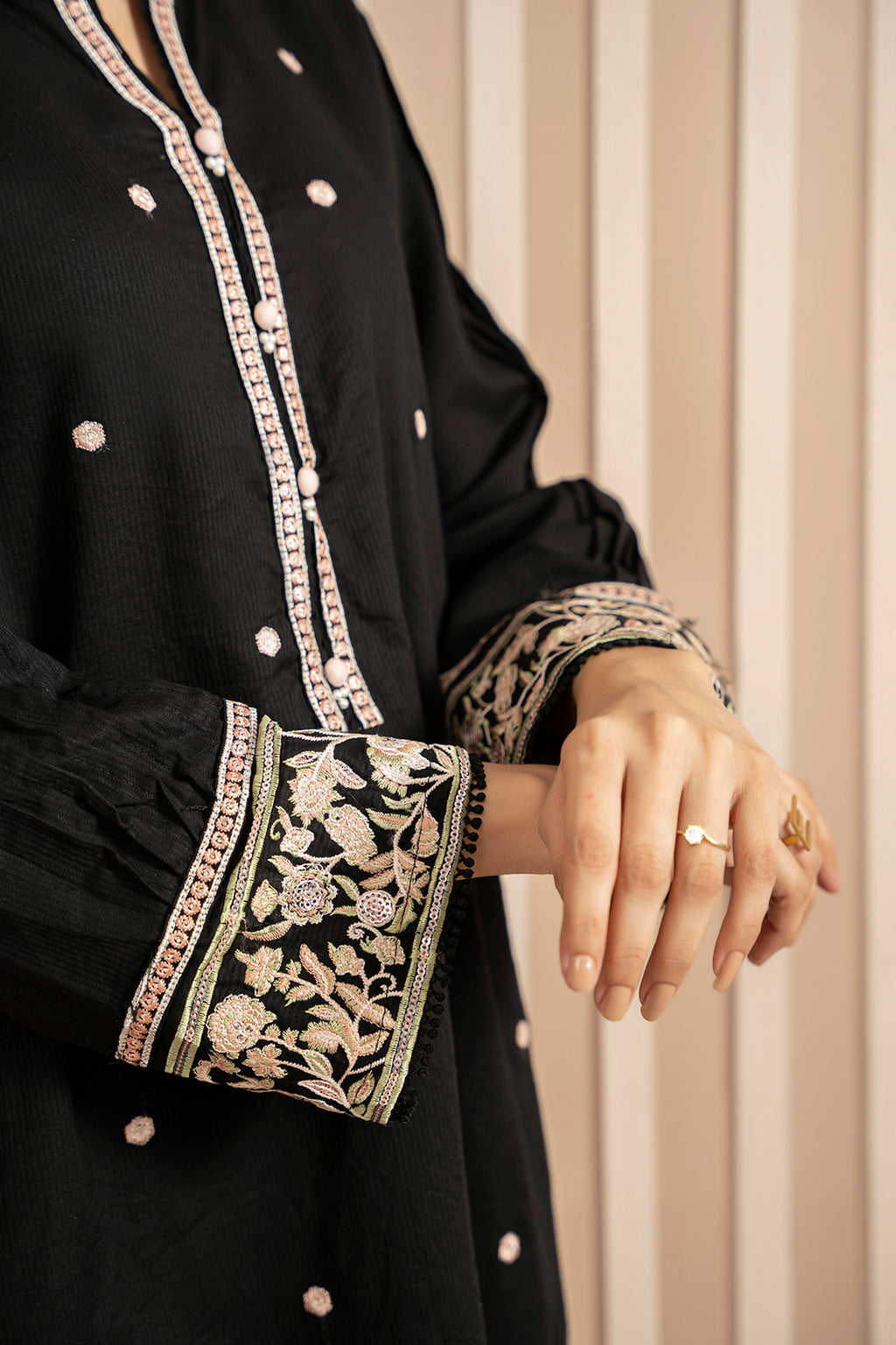 Embroidered Kurta - 1862