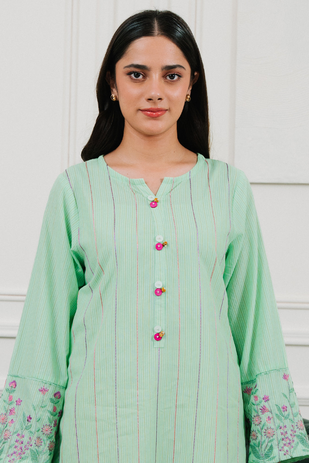 Embroidered  Kurta - 1869
