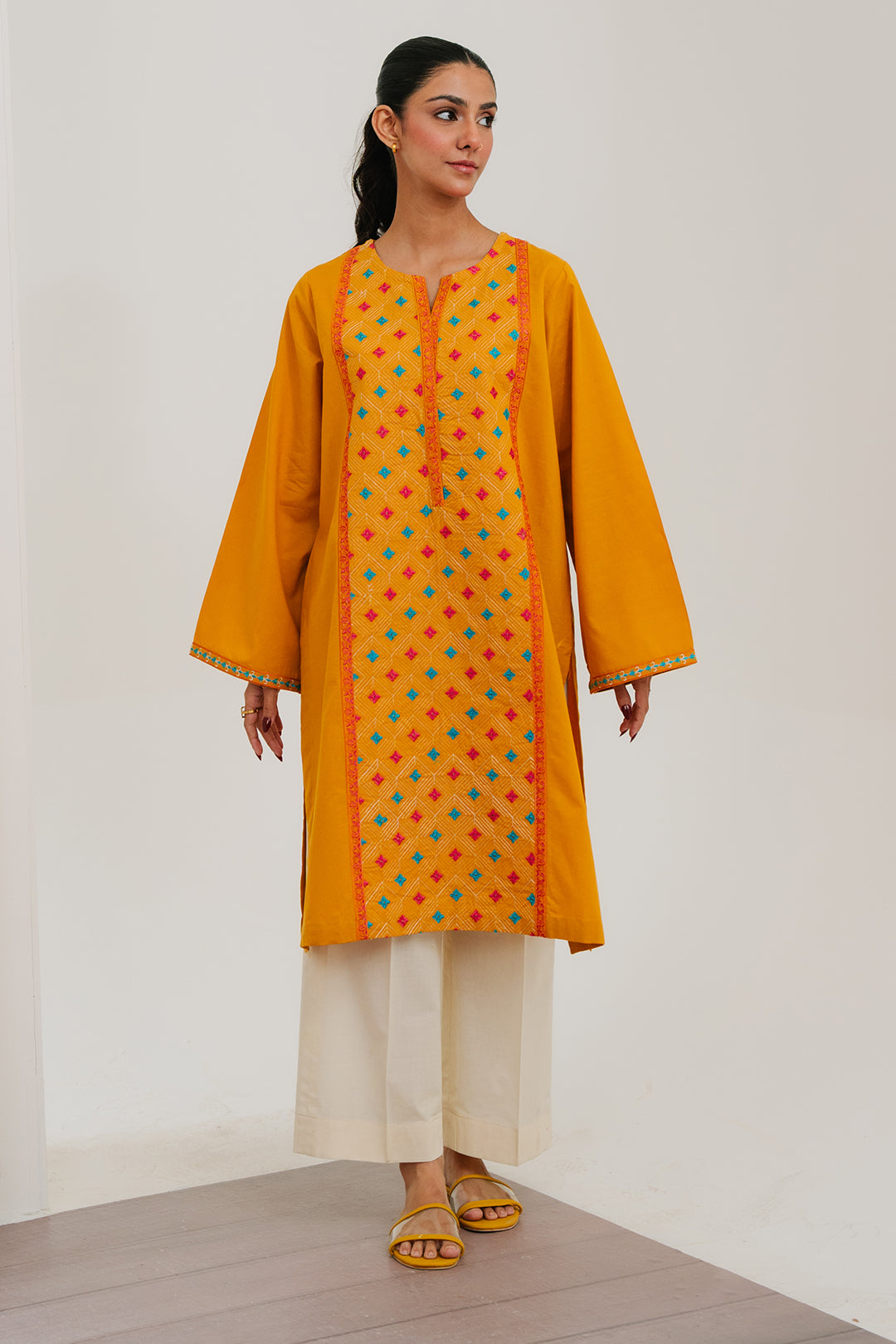 Embroidered Kurta - 1871