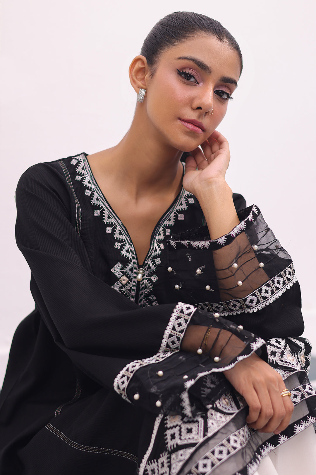 Embroidered Kurta - 2008