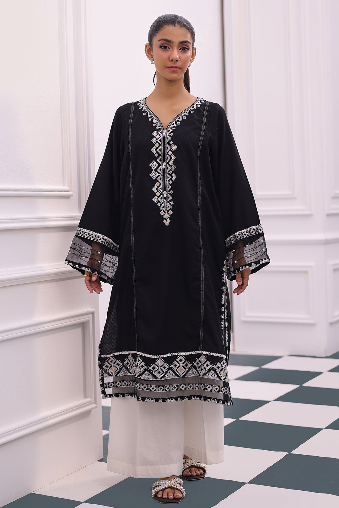 Embroidered Kurta - 2008