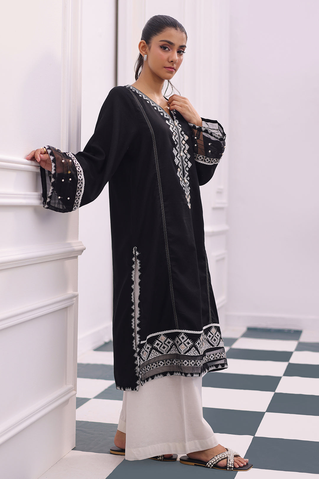 Embroidered Kurta - 2008