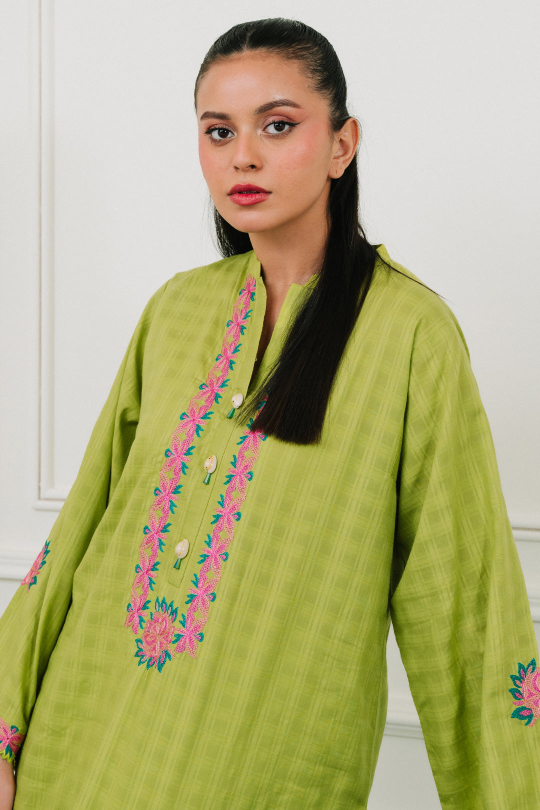 Embroidered  Kurta - 2011