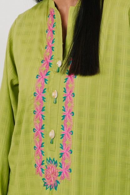 Embroidered  Kurta - 2011