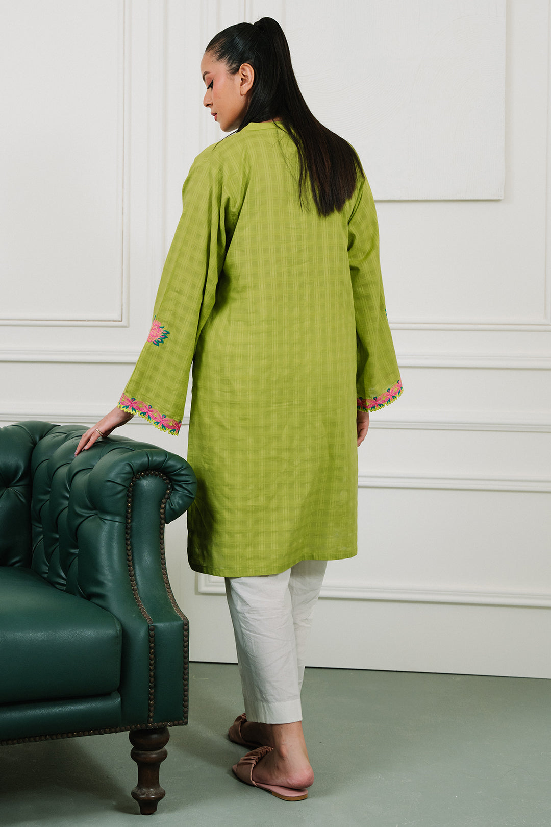 Embroidered  Kurta - 2011