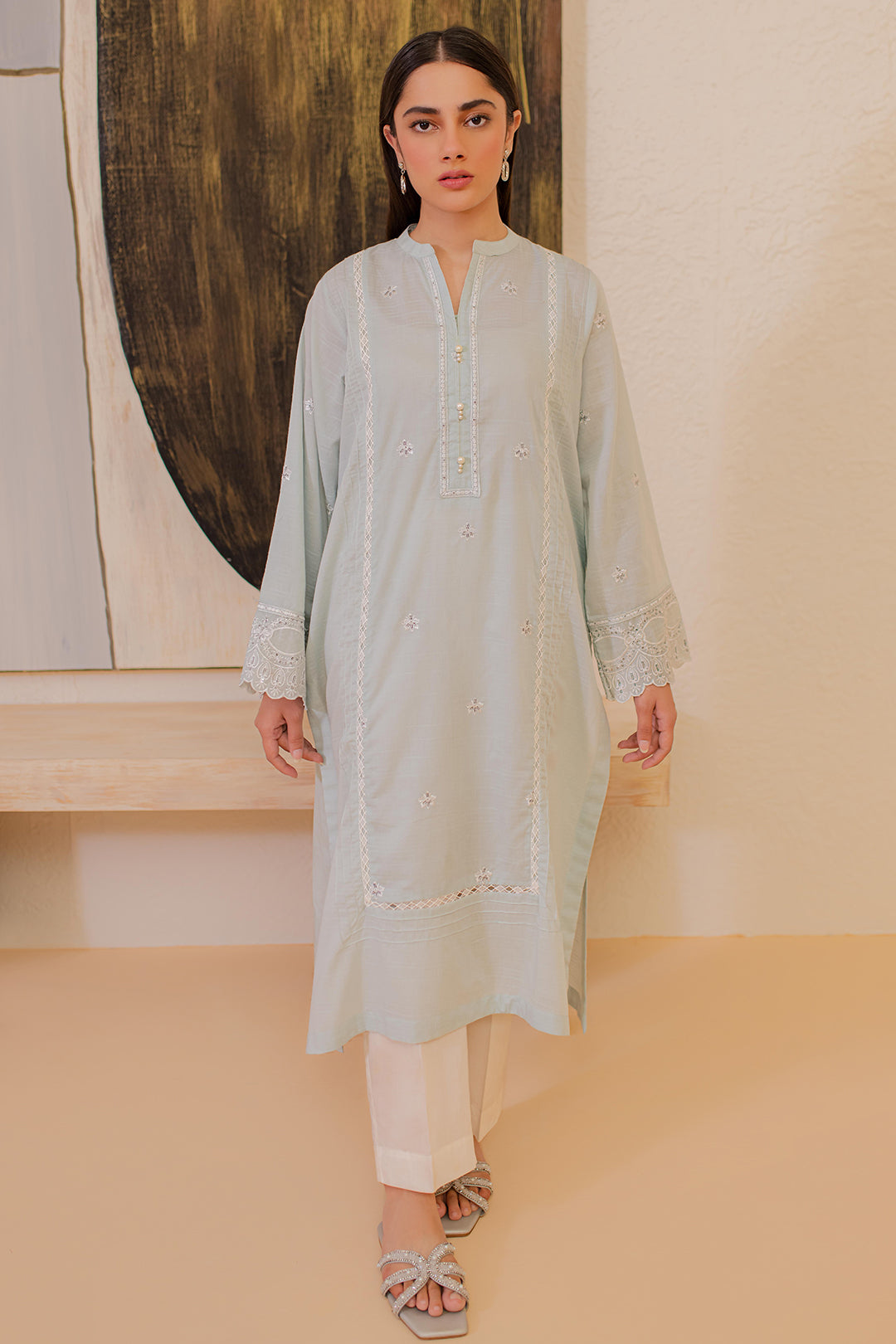 Embroidered Kurta - 2013